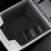 SKTU Casella di Riposo per Console Centrale - Compatibile con Renault Captur 2 / E-Tech/Hybrid 2020-2025 2026, Organizzatore di Braccio, Accessorio per Captur 2 (Nero)