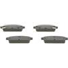 BOSCH Kit pastiglie freni Posteriore con segnalatore acustico usura | Low-Metallic 0 986 495 259 Compatibilità con OPEL Mokka/Mokka X J13 ASTRA J ZAFIRA TOURER C P12, CHEVROLET ORLANDO J309