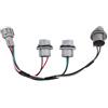 URPIZY Cablaggio per fanale posteriore 26551-3S500 per Nissan Frontier 1998-2002, posteriore sinistro e destro, ricambio diretto in plastica