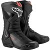 Alpinestars Stivali da moto SMX 6 V3, colore nero | Resistenti alle intemperie