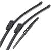 KMVPVGZHCN Tergicristallo Per MG Per ZS EV ZX ZST VS 2017-2024 Set Spazzole Tergicristallo Anteriori Posteriori Parabrezza Auto Spazzola Antipioggia 24+14+10