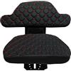 Binbir Trend Coprisedile universale per trattore con bracciolo fisso, coprisedile per carrelli elevatori, motivo camuflage, 4 colori (vinile nero)