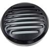 VATIGER Copri clacson in alluminio per moto per Honda Shadow 1300 VT1100 / 750/600 VTX1300C1800C VT VF750 La maggior parte dei clacson rotondi 3-1/2 (Nero)