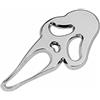 Sedcar Ghost Scream - Adesivo 3D per auto, colore: Argento cromato
