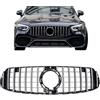 Modifycar Calandra Griglia Centrale compatibile con Mercedes GLC/GLC Coupe | X253 | 2019-2022 (Modelli AMG) Griglia centrale paraurti anteriore