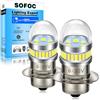 SOFOC P15S LED Bulb 1000LM Cool White Lampada LED Moto Scooter Faro Fendinebbia & DRL 6V 12V 24V 6-30V AC/DC Attacco Singolo 2Pcs