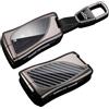 Rondrive Cover portachiavi compatibile con Lexus LBX UX UX250h UX200 LS LC LX RX RC ES ES260 ES350 ES300h LS350 custodia portachiavi in metallo portachiavi in fibra di carbonio nero