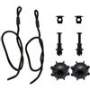 SPTwj 2 Pezzi Auto Cappelliera Posteriore Scaffale String Tenere la Cinghia del Cavo Della Corda Nastri di Fissaggio Universali per VW Golf 6 5 4, MK6, MK5, GTI R20
