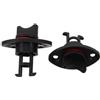 Mobestech 2 Pezzi Tappo di Scarico Kayak, Drain Hole Bung in Nylon Nero, Chiusura, per Canoa Gonfiabile e Yacht, per Pesca
