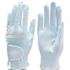Zpengtai Guanti Golf 1 paio di guanti da golf donna, mano sinistra, destra, traspirante, blu, rosa, morbido panno in microfibra, guanto antiscivolo for(1 Pair Blue,19 Medium Large)