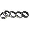 JIASHUNHE Distanziali Bici Manubrio 5 Pezzi 10mm Bici da Strada 3k Cuffie in Fibra di Carbonio Completa rondella Attacco Manubrio in for Bicicletta Montagna distanziale in Parti più Leggere