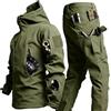 Vynebtrv Completo da Uomo Composto da Giacca e Pantaloni Tattici Impermeabili