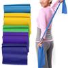 SHINEOFI Fascia Elastica di Resistenza Yoga 1, 5m Blu in Gomma per Pilates