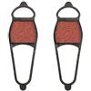 Generic New Premium Fashion 1 paio di scarpe da neve antiscivolo per ghiaccio sabbia grossa inverno scarpe clip di trazione ramponi scarpe picchi copre doppio lato spessore sabbia ghiaccio grip