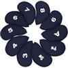 Generico Copritesta da golf, Copritesta da golf Numero corrispondente sull'etichetta | Golf Adatto alla maggior parte dei driver Fairway Hybrid Iron Wedge Putter Uomo da viaggio Mallet Pr