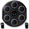 Unichefry Macchina da Boxe Musicale da Parete con LED e Bluetooth | Tirapugni Elettronico Intelligente con 12 Modalità, Contatore Colpi e Guanti Inclusi, Attrezzatura Fitness Casa per Adulti