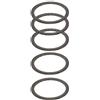 JIASHUNHE Distanziali Bici Manubrio 5 pz Serie Sterzo Rondella Ultra-Light in Fibra di Carbonio Mountain Road Bike Forcella Tubo Distanziatore Guarnizione Stelo 1 2 3 5mm 10mm 15mm(1mm)