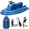 Generic Moto d'Acqua Gonfiabile elettrica Pieghevole con Motore brushless, 3-7 km/h