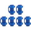 ABOOFAN 6 Pezzi Tappi per Trampolino in Plastica Blu, Ricambio | Resistente All'usura, Installazione Semplice, Fissaggio Pratico Rete del Trampolino