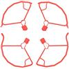 YUKOFE Copertura protettiva per pale dell'elica, protezione per elica di droni, antiurto, per volo in aria Mini 3 Pro, materiale ABS ad alta tenacità, confezione da 4, raggio di 9,2 cm, Rosso