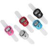 Fabater Vivid Contatori Elettronici da Dito, Confezione da 5, Manopola di Ripristino Automatico del Conteggio Accurato, Contagiri Sportivo Portatile per Palestra di Allenamento, Corsa, Golf,