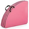 Ronyme Dance Tappetino Ginnastica Pieghevole Materassino Danza Cuscino Ammortizzante Paracolpi Zip Perimetro in EPE Pelle Trasportabile con Cinghie Adatto, Diametro 150 5 Cm