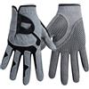 Zpengtai Guanti Golf Guanti singoli da golf Abbigliamento allenamento for altalena traspiranti in microfibra uomo Particelle antiscivolo morbide e confortevoli(Left grey,22)
