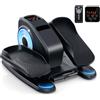 COSTWAY Pedaliera Elettrica Ellittica da Scrivania, Cyclette da Seduti per Gambe per Anziani con Monitor Display, Controllo Remoto, Esercitatore Silenzioso e Portatile per Casa e Ufficio (Nero)