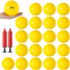 Generisch 20 palline da pallavolo in miniatura da 10,2 cm con pompa, palline da gioco rotonde, palline di ricambio per giochi, palline da piscina acquatiche per spiaggia, feste, premi universitari e