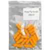 Slyzjdl Materiale Esche da Pesca Mop Fly Corpo Chenille Filo Fibre Compatte Che Non Collassano E Offrono Azione per Imitazioni di Grubs Adatto per Legatura Acque Dolci, Orange