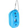 SHINEOFI Affila Lama Pattini da Ghiaccio Regolabile Blu Catene e Pietra Abrasiva | Plastica, Uso su Pista, Portachiavi Incluso, Doppio Lato, Antiscivolo Colore Casuale