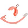 GOOTHDY Snorkel da Nuoto con Fibbie Pendenti Snorkel Flessibili Pieghevoli in Silicone per apnea e Snorkeling Apnea per Immersioni subacquee