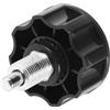 Holibanna Knob Screw a Sfera M16x22 Nero in Ferro, Pomello a Molla Rotante per Exercise Bike, Posizionamento Preciso per Fitness Device, Parti di Cyclette