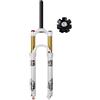 NIKANXIA Forcella Aria MTB 26/27,5/29 100mm Ritorno 1-1/8 Dr/con QR9 Bloc Man/REM(Straight Manual,26in)