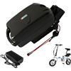 HJGHY Batteria al litio per bici elettrica 36V 48V, batteria a forma di rana