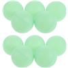CLISPEED Palline da Ping Pong Luminose Pp 10 Pezzi Palline da Ping Pong Glow in The Dark, 40mm, Bianco Riutilizzabili per Feste e attività Sportive All'aperti