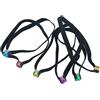 OSNIYAW Lenza da pesca elastica, 6 pezzi, con filo per la pesca, anelli per tippet, gadget per tippet, infila bobina portatile per attività