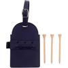 BESTOYARD Porta Tee da Golf in Legno con 83mm Tee, Custodia Organizer con Cinturino Regolabile per Uso Quotidiano e Viaggi, Design Funzionale e Compatto