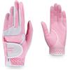 Zpengtai Guanti Golf Guanti da golf sportivi donna for mano sinistra e destra Altamente traspiranti con protezione del palmo in particelle antiscivolo