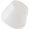 Toddmomy Tappo Inferiore per Racchetta da Tennis in Silicone Bianco | Antivibrazione, Supporto per Mignolo, Installazione Rapida, Presa Antiscivolo