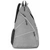 Hellery Borsa da Tennis Zaino Racchette Borsa Spalla Convertibile con Tasche Separate per Accessori E Oggetti Personali Portabottiglia in Poliestere Leggera, Array, Rosso Mattone, Media
