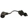 SSCYHT Caricabatterie/Adattatore Carrello elevatore 24V 48V connettore 4pin/6pin | Kit di ricambio, pezzi di ricambio per transpallet elettrico, PTE15N/PTE20N