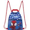 SUN CITY Spiderman Marvel Avengers, borsa da palestra, borsa da nuoto, borsa sportiva, zaino da palestra, zaino per scarpe, zaino sportivo, diversi design con scomparto extra, blu/blu, 45x35 cm, Casual