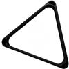 LOVIVER Porta Biliardo Triangolare Triangolo Porta Palle Cornice Allineamento Biglie Telaio Plastica Maneggevole Facile da Sollevare E Posizionare Senza Piegarsi Adatto per Casa Centri Ricreativi, 黑色