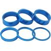 JIASHUNHE Distanziali Bici Manubrio Guarnizione ad Anello in Lega di Alluminio Riser Cuffia MTB Rondella Forcella Anteriore da Strada Distanziatori Manubrio Stelo Bici(Blue)