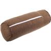 Holibanna Cuscino Yoga Cilindrico da Ginnastica, Cotone Lino, caffè