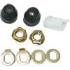 Generic Biciclette Elettriche Mozzi Assi Motore Rondelle Dado Anteriori Distanziali Coperture Dado con Alberi 12mm 14mm Accessori Motore Vite