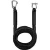 Bbajszx Corda d ' ormeggio con Elastico, Black