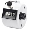 Auratrove Manuale Contatore 0-9999 Meccanico Mano Clicker (bianco)
