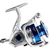 Sandyseptember Mulinello da pesca in metallo, rapporto 5,2:1, pre-caricato, 3,6 kg, lenza | Linea precaricata da 3,6 kg, bobina di filo metallico, fusione a lunga distanza, recupero liscio, rapporto 5,2:1